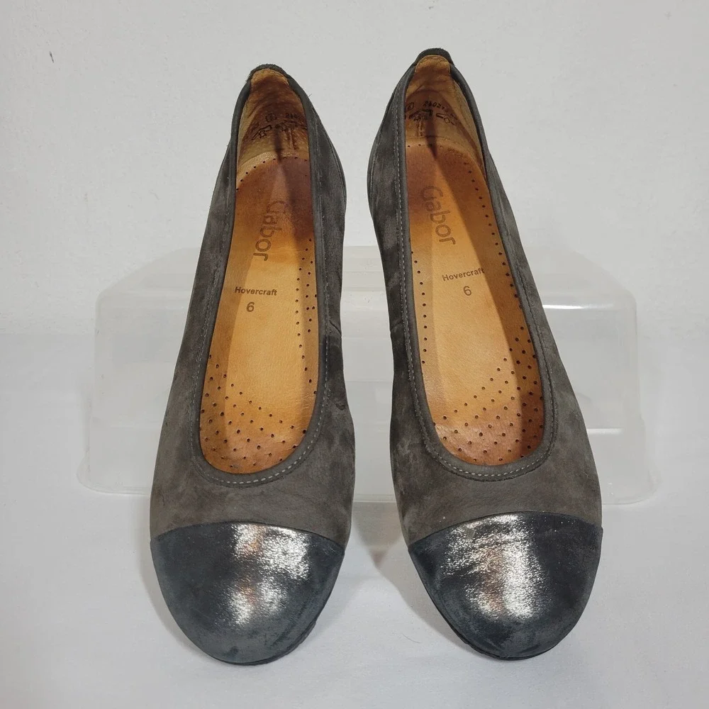 Gabor gray metallic